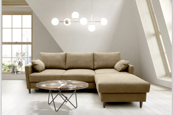 Угловой диван Даллас-2 с узкими подлокотниками